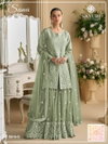 Sana 5819 By Sayuri Heavy Net With & Sequence Work Readymade Suits Wholesale Suppliers In Mumbai